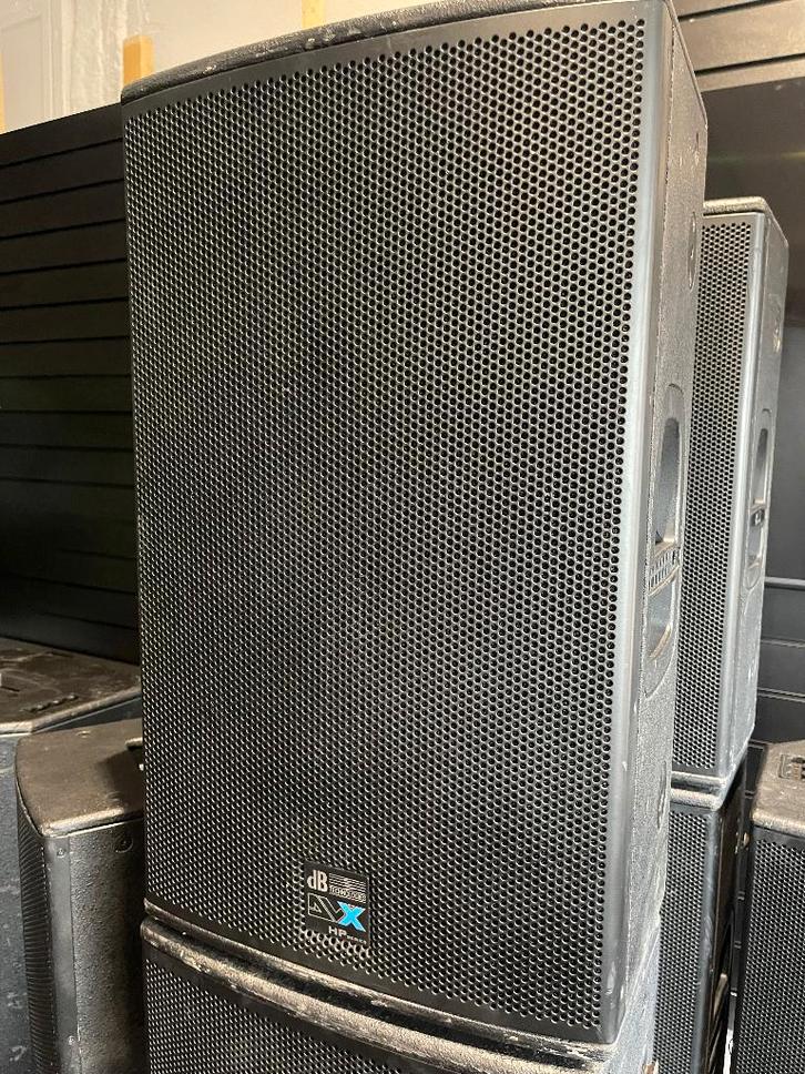 6x dB Technologies DVX-D12 speakers, Audio, Tv en Foto, Luidsprekers, Gebruikt, Front, Rear of Stereo speakers, Minder dan 60 watt