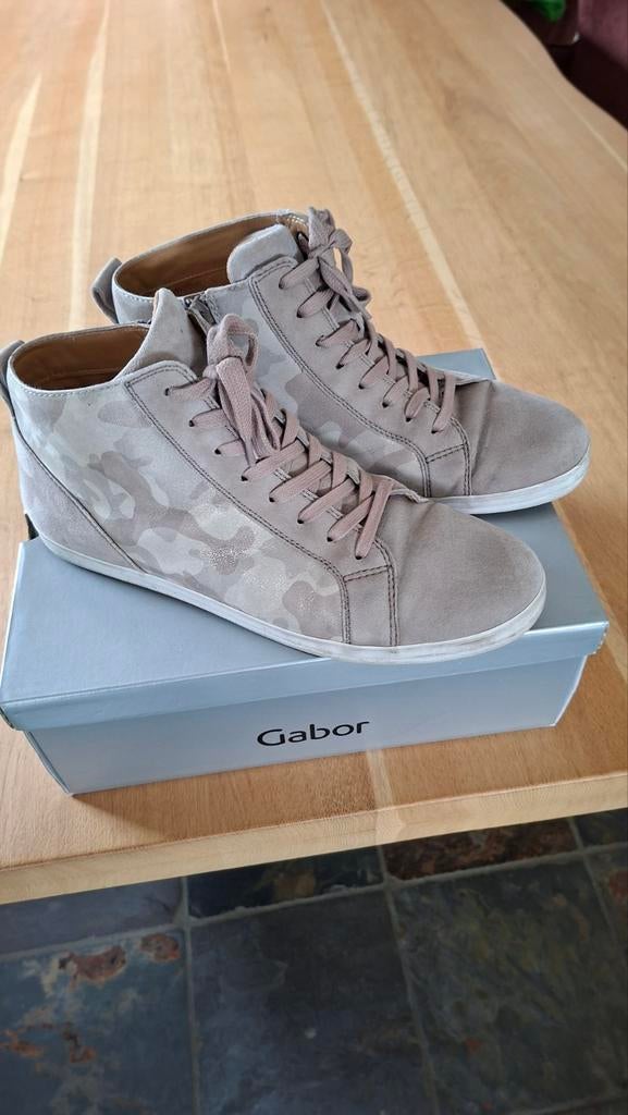 Gabor halfhoge sneaker maat 43 (9) goud, Kleding | Dames, Schoenen, Ophalen of Verzenden, Zo goed als nieuw, Beige, Sneakers of Gympen