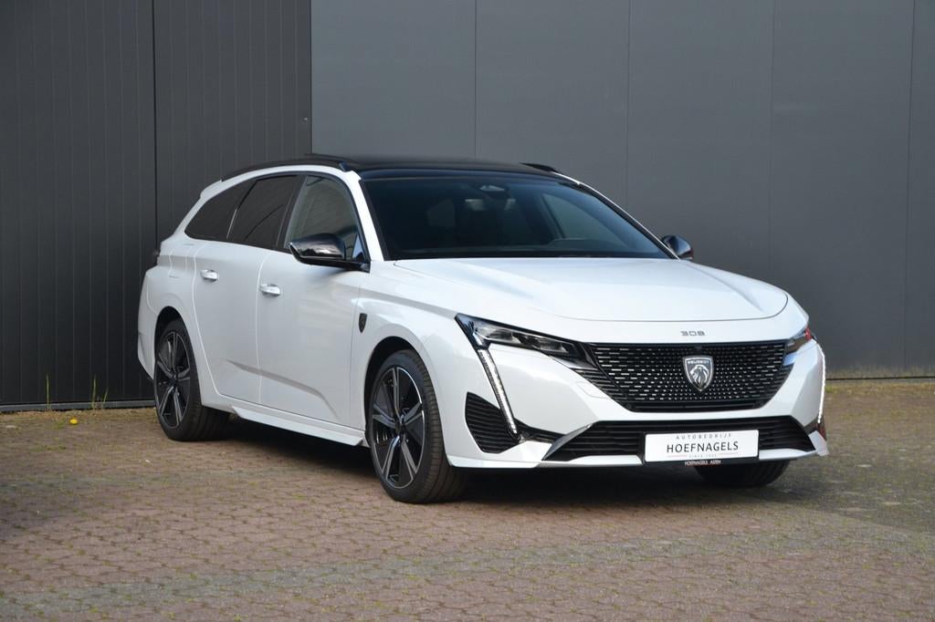 Peugeot 308 SW 1.2 130 PK * Automaat - 8 * GT Line * Full-op, Gebruikt, 1199 cc, Wit, Adaptive Cruise Control