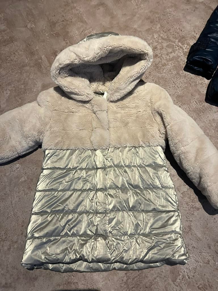 Lapin House winterjas met capuchon maat 122 origineel zgan, Meisje, Ophalen of Verzenden, Zo goed als nieuw, Lapin House