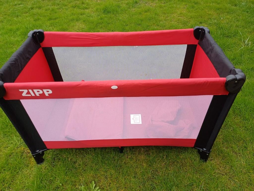 Campingbedje zgan met extra matras, Ophalen of Verzenden, Zo goed als nieuw, Minder dan 140 cm, Matras