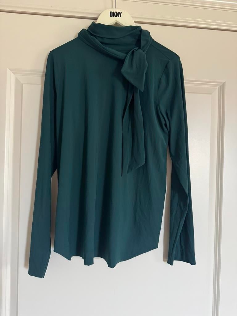 Studio Anneloes blouse travelstof bottle green maat s, Ophalen of Verzenden, Nieuw, Maat 36 (S), Groen
