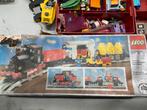 Grote Partij Vintage LEGO incl. Treinset 7722 met Doos, Ophalen of Verzenden, Zo goed als nieuw