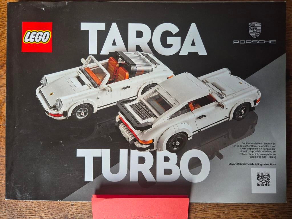 Lego 10295 Porsche 911 Turbo en Targa, Kinderen en Baby's, Speelgoed | Duplo en Lego, Lego, Compleet, Ophalen of Verzenden, Zo goed als nieuw