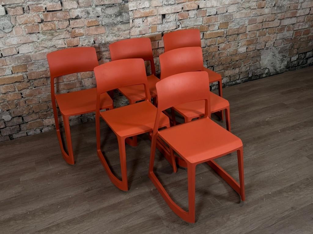 Vitra Tip Ton | Set van 6 | Oranje bij TheReSales, Ophalen, Kunststof, Overige kleuren, Dsesign