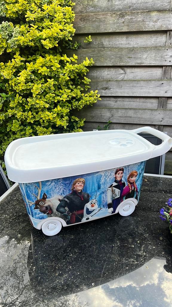 Opbergbak op wieltjes frozen, Ophalen of Verzenden, Zo goed als nieuw