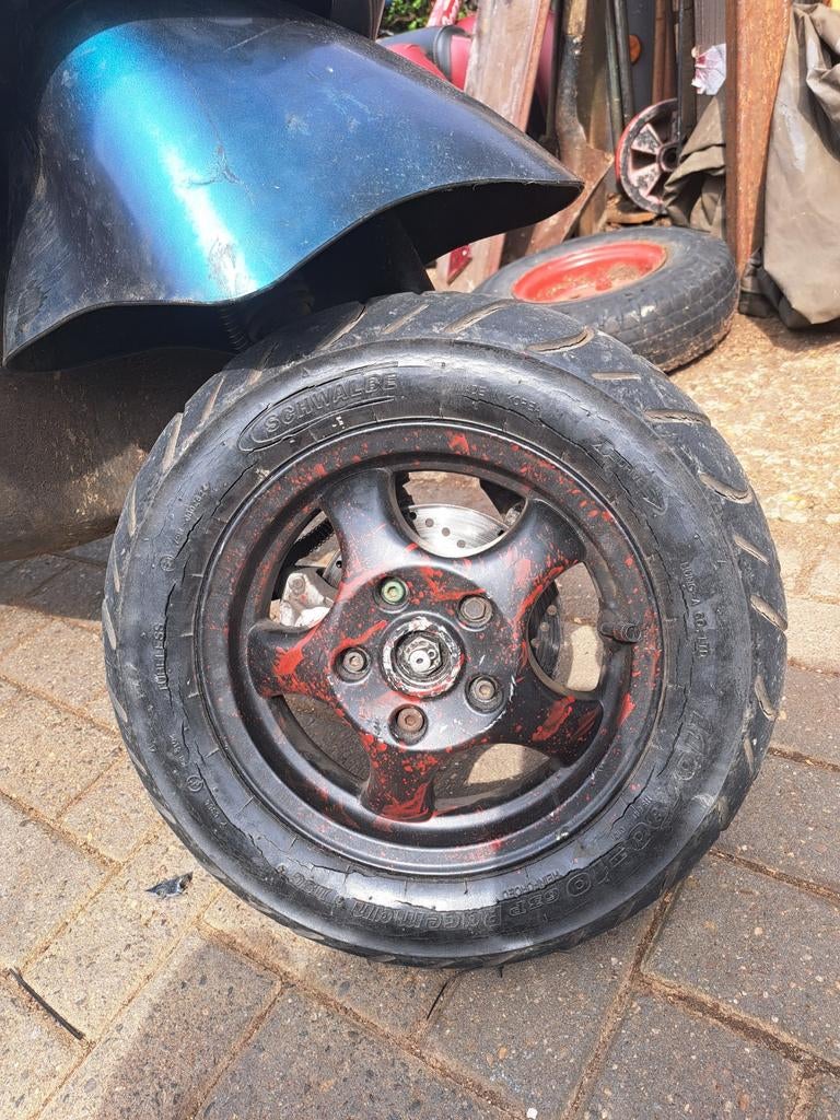 Hexagon voorvelg, Fietsen en Brommers, Brommeronderdelen | Scooters, Ophalen, Overige typen, Piaggio