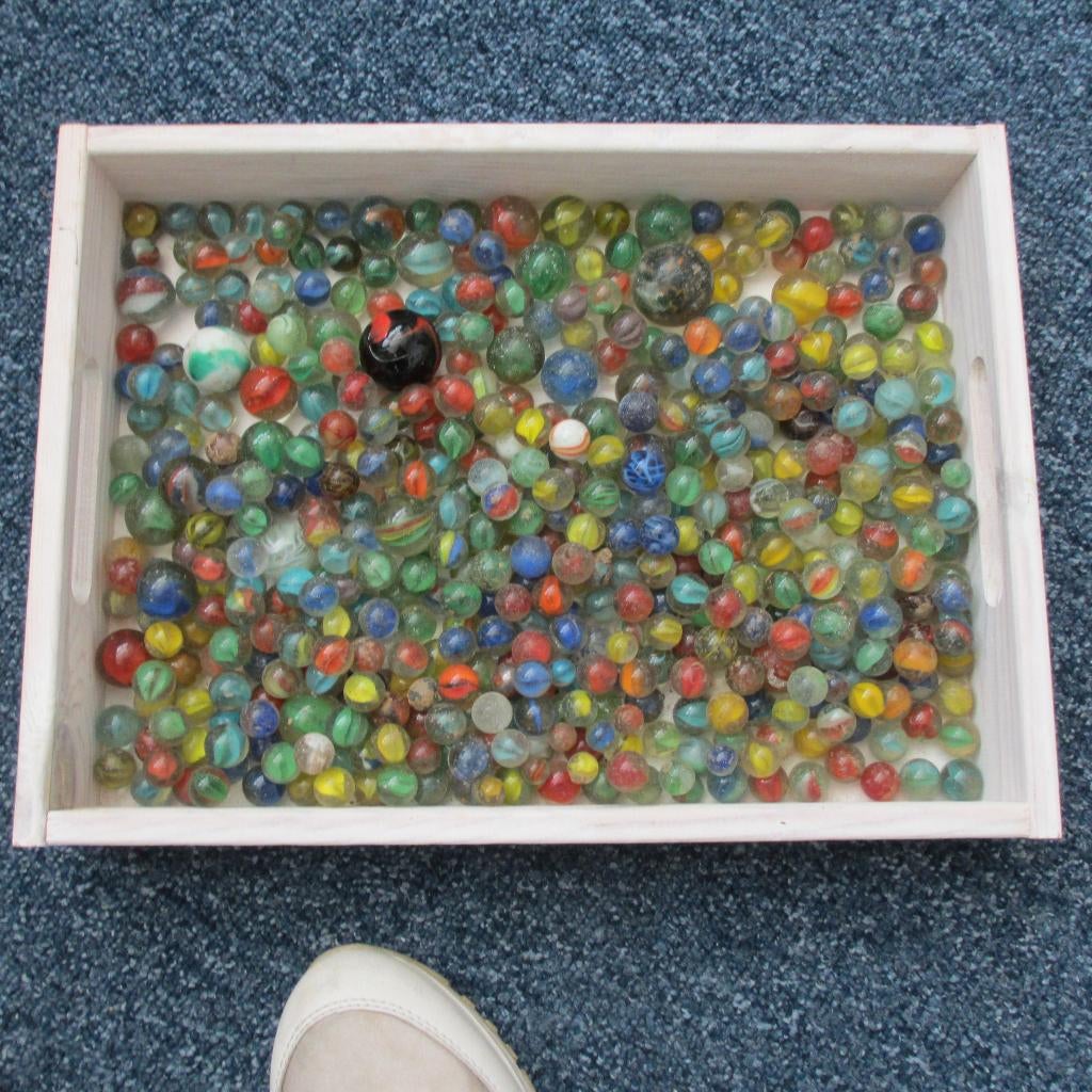 Zak knikkers gebruikt en nieuw., Kinderen en Baby's, Speelgoed | Buiten | Los speelgoed, Ophalen, Gebruikt