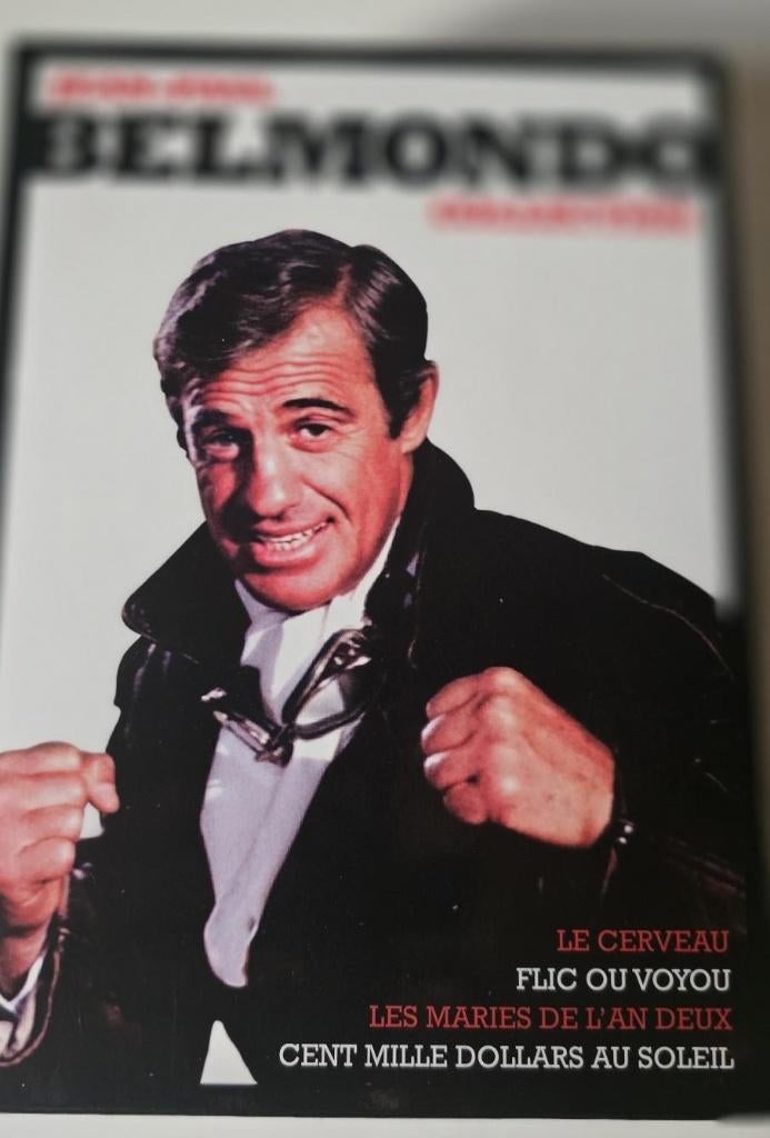 jean paul belmondo collection 4 dvd's, Ophalen, Vanaf 16 jaar, 1980 tot heden, Zo goed als nieuw