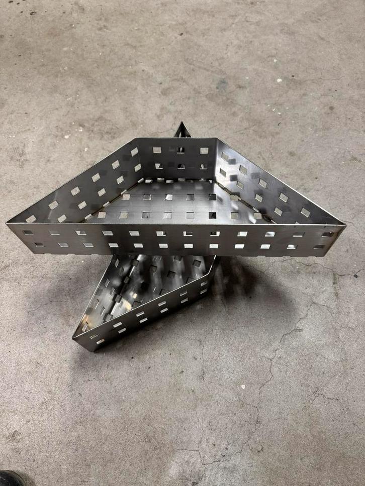 RVS Brikettenhouders / Kolenbak – Weber Kettle BBQ, Tuin en Terras, Houtskoolbarbecues, Nieuw, Met accessoires, Verzenden