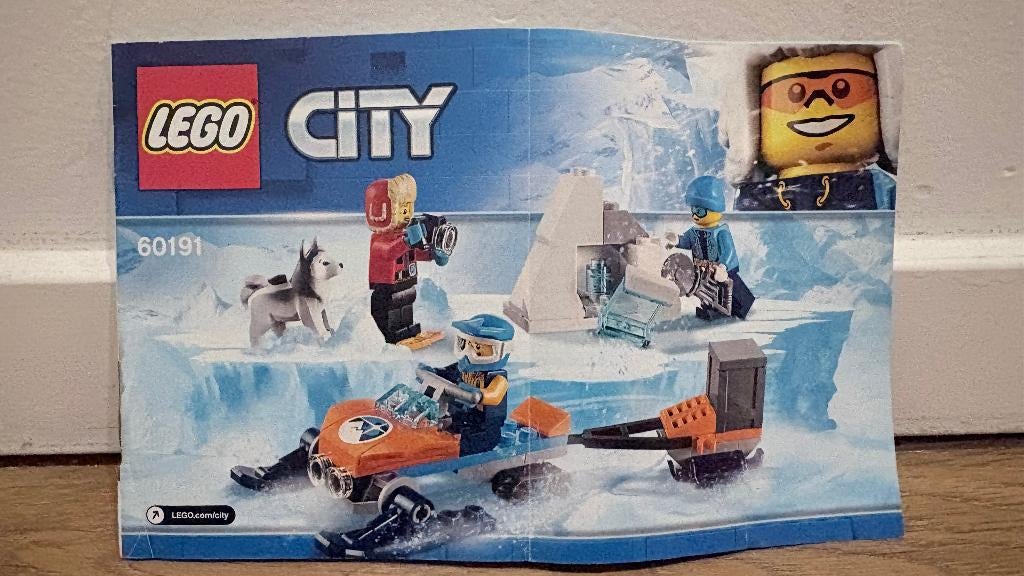 Lego City Arctic Scout Snowmobile 60191, Kinderen en Baby's, Speelgoed | Duplo en Lego, Ophalen of Verzenden, Zo goed als nieuw