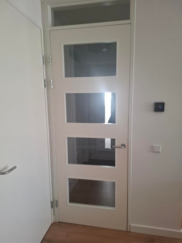 Nog nette binnendeur stomp br 87,5 H 231,5 cm, Ophalen of Verzenden, Binnendeur, 200 tot 215 cm