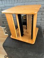 Blank houten Cd rek, Ophalen, Zo goed als nieuw, 25 tot 75 discs, Cd's