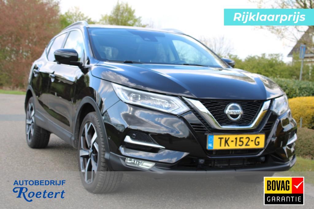 Nissan QASHQAI 1.2 116pk Tekna automaat camera/ECC/cruise/pa, Gebruikt, 4 cilinders, Met garantie (alle), 116 pk