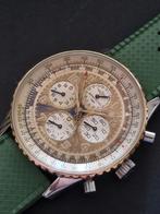 Breitling Navitimer Goud/Staal, Leer, Breitling, Ophalen of Verzenden, Zo goed als nieuw
