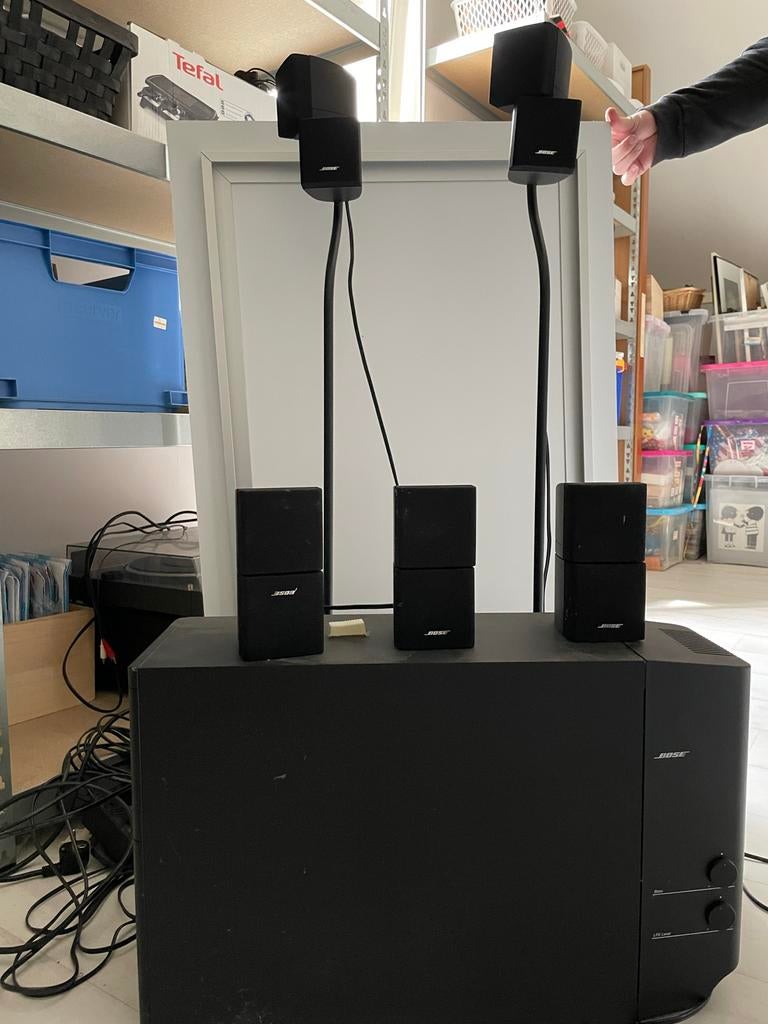 Bose Acoustimass 10 Series II luidsprekerset, Audio, Tv en Foto, Luidsprekers, Ophalen, Gebruikt, Complete surroundset, Bose