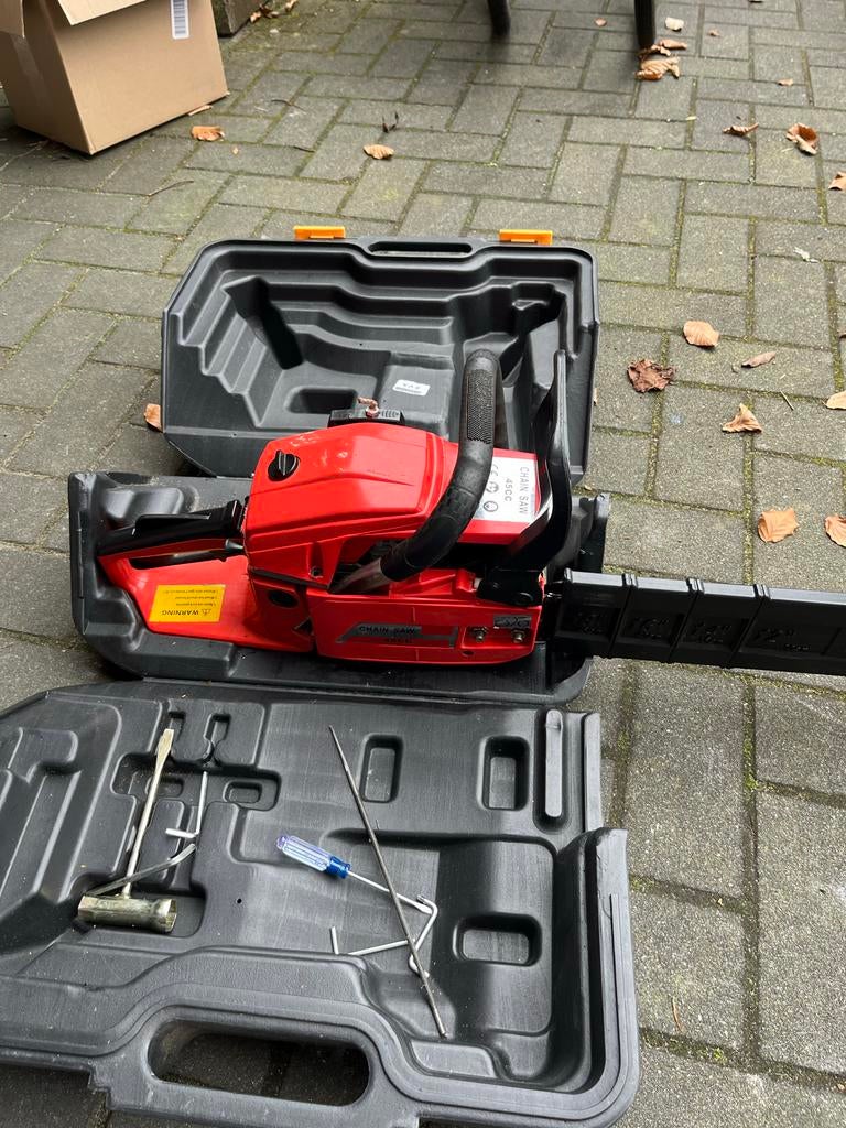 Kettingzaag 45CC, Doe-het-zelf en Verbouw, Gereedschap | Zaagmachines, Ophalen, Gebruikt, 70 mm of meer, Kettingzaag