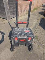 Milwaukee Packout koffer trolley met extra wieltjes, Ophalen
