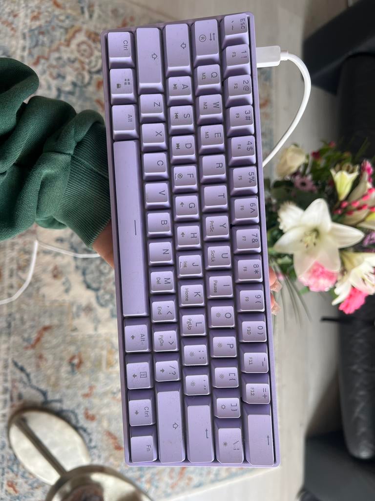 HK Gaming GK61 RGB Gaming Toetsenbord - Hot Swappable, Computers en Software, Toetsenborden, Gaming toetsenbord, Nieuw, Ophalen of Verzenden