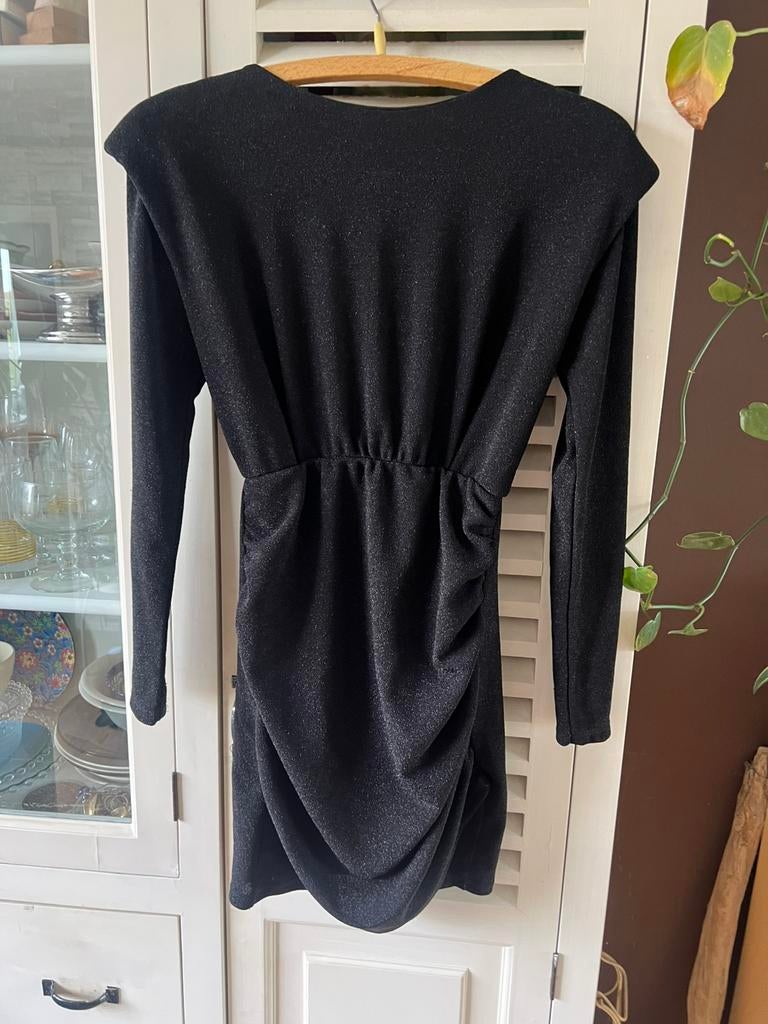 Zwart feestjurkje, Kleding | Dames, Zwart, Ophalen of Verzenden, Zo goed als nieuw, Maat 36 (S)