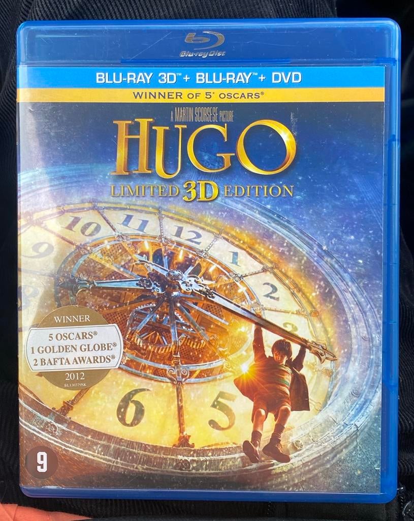 3d blu ray hugo, Ophalen of Verzenden, Zo goed als nieuw