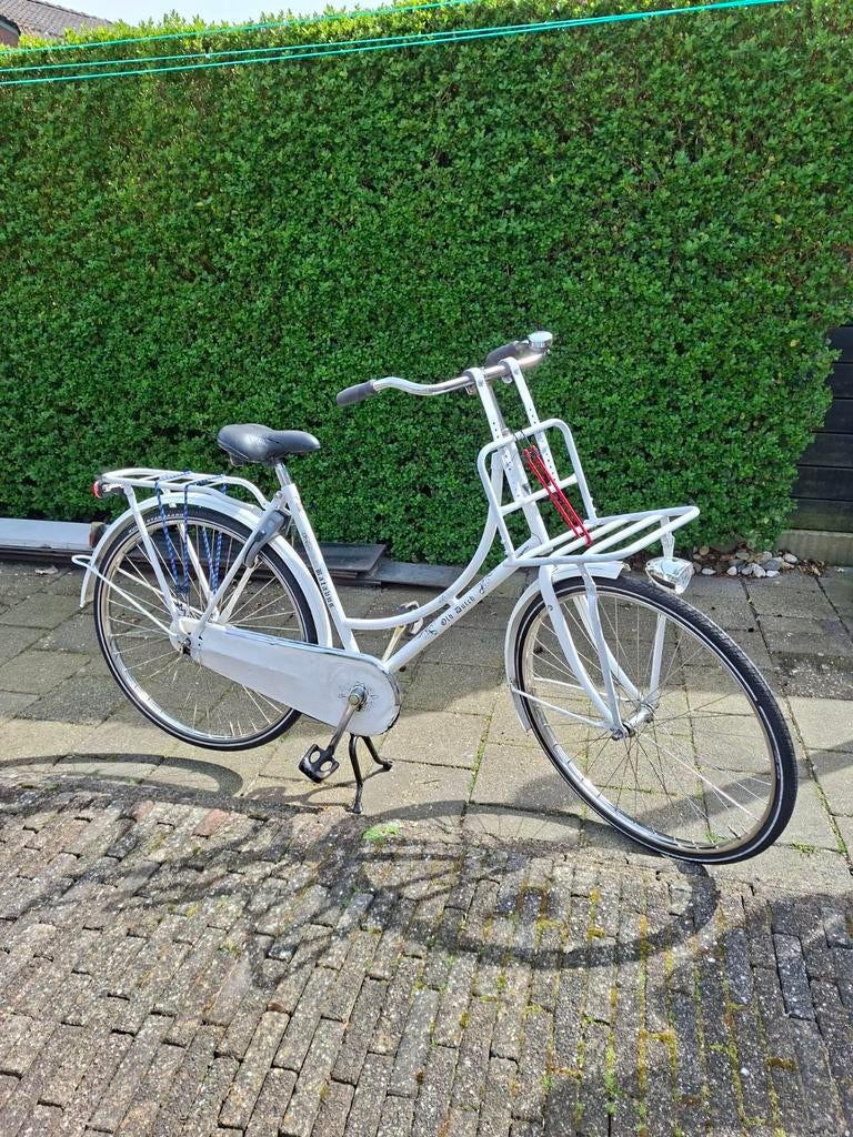 Batavus Old Dutch omafiets wit 29 inch, 56 cm of meer, Ophalen, Gebruikt, Batavus Old Dutch