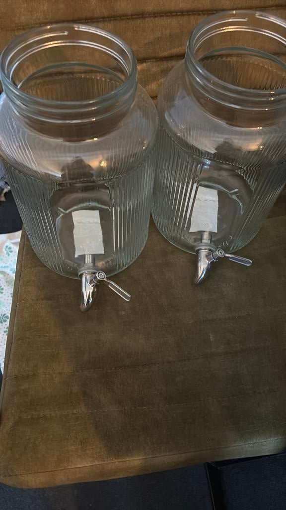 Waterkannen ikea van glas zonder deksel, Ophalen of Verzenden