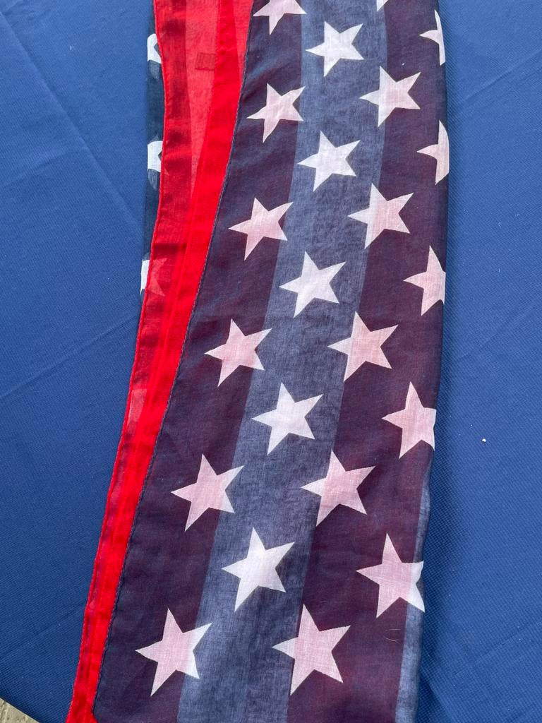 Nieuwe sjaal amerikaanse vlag, Ophalen, Nieuw