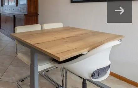 Bueau in hoogte verstelbaar met slinger, Huis en Inrichting, Bureaus, Zo goed als nieuw, In hoogte verstelbaar, Ophalen