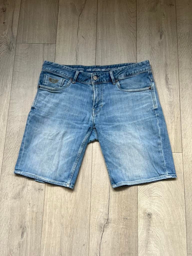 PME Legend Nightflight Jeans Korte Broek- W36, Kleding | Heren, Spijkerbroeken en Jeans, Verzenden, Zo goed als nieuw, Blauw, W36 - W38 (confectie 52/54)
