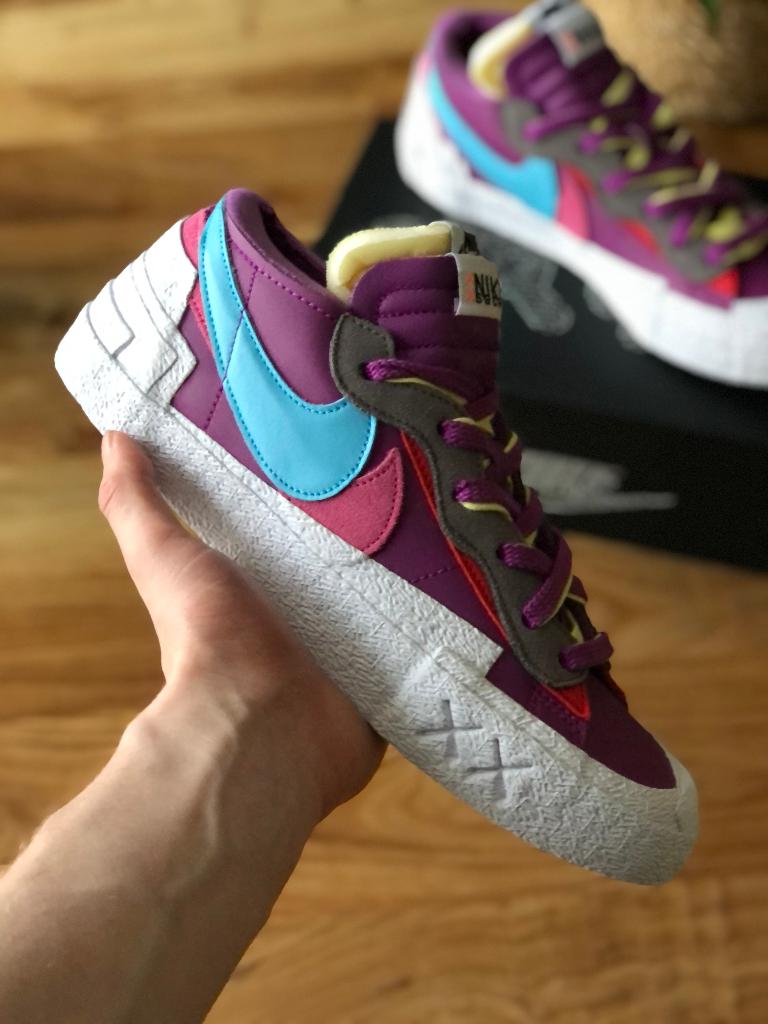 Nike Blazor Low Sacai KAWS Purple Dust 43, Overige kleuren, Nike, Nieuw, Ophalen of Verzenden