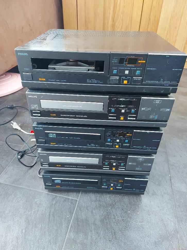 CD-speler type CD104 Philips met CDM1 loopwerk, Audio, Tv en Foto, Cd-spelers, Niet werkend, Philips, Ophalen of Verzenden