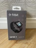 FitBit Versa 3, Sieraden, Tassen en Uiterlijk, Smartwatches, Zwart, Zo goed als nieuw, Waterdicht, Fitbit Versa 3