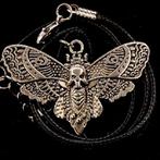 Doodshoofdvlinder met koordketting Gothic, Ophalen, Overige materialen, Verstelbaar, Nieuw