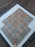 Te Koop: partij oude keramische vloertegels 22 m2., Doe-het-zelf en Verbouw, Tegels, Gebruikt, Keramiek, Minder dan 20 cm, 10 m² of meer