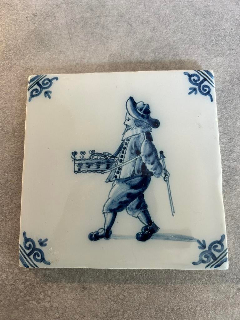 Oude tegel Delfs Keramiek, Antiek en Kunst, Ophalen of Verzenden
