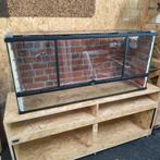 Terralantis Terrarium 130/60/45 incl achterwand, Ophalen, Zo goed als nieuw