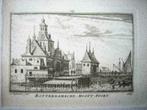 149 / Rotterdam de Hoofdpoort Kopergravure 18e Eeuw, Antiek en Kunst, Ophalen of Verzenden