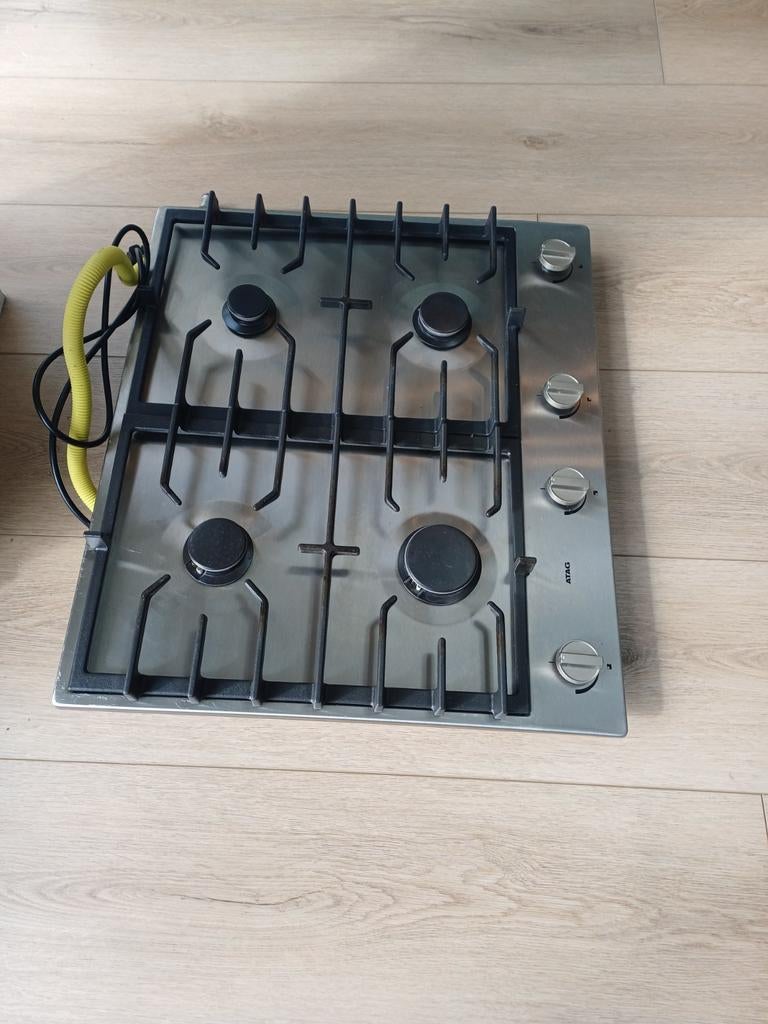 ATAG gas kookplaat 60x52 cm - Inbouw, Witgoed en Apparatuur, Kookplaten, Gebruikt, Inbouw, Gas, 4 kookzones