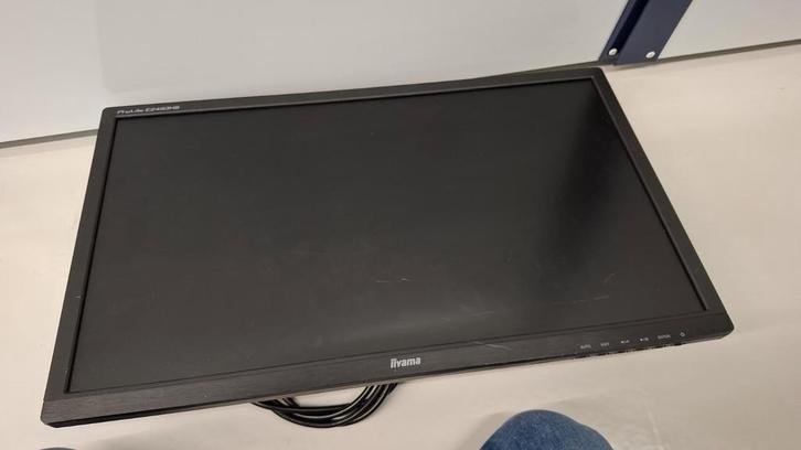 iiyama E2483HS Computerscherm - Inclusief ophangbeugel, Computers en Software, Monitoren, Gebruikt, DVI, HDMI, VGA, Ingebouwde speakers