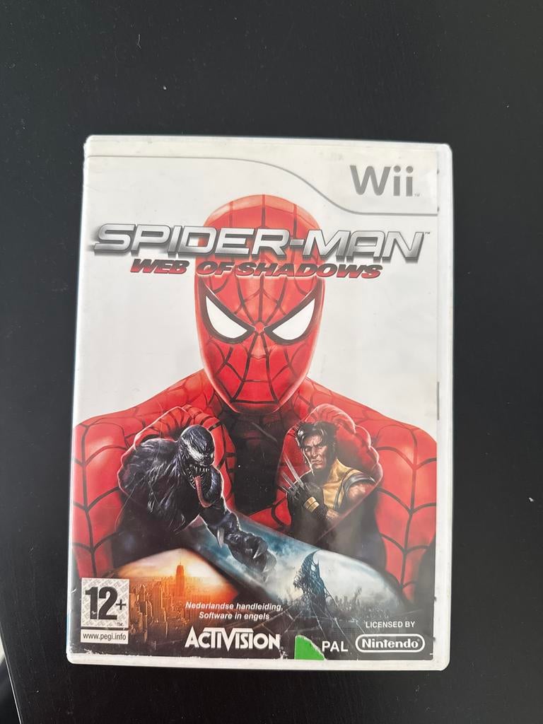 Spider-Man Web of Shadows Wii, Spelcomputers en Games, Games | Nintendo Wii, Avontuur en Actie, Gebruikt, 1 speler, Ophalen of Verzenden