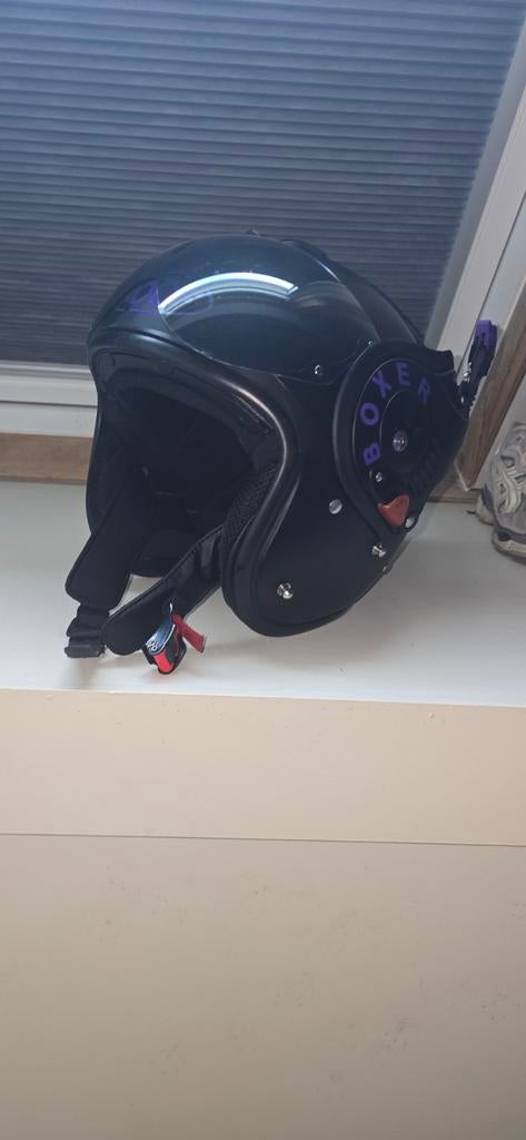 Boxer helm maat L, Fietsen en Brommers, Brommerhelmen, Ophalen of Verzenden, Zo goed als nieuw, Large, Roof Boxer