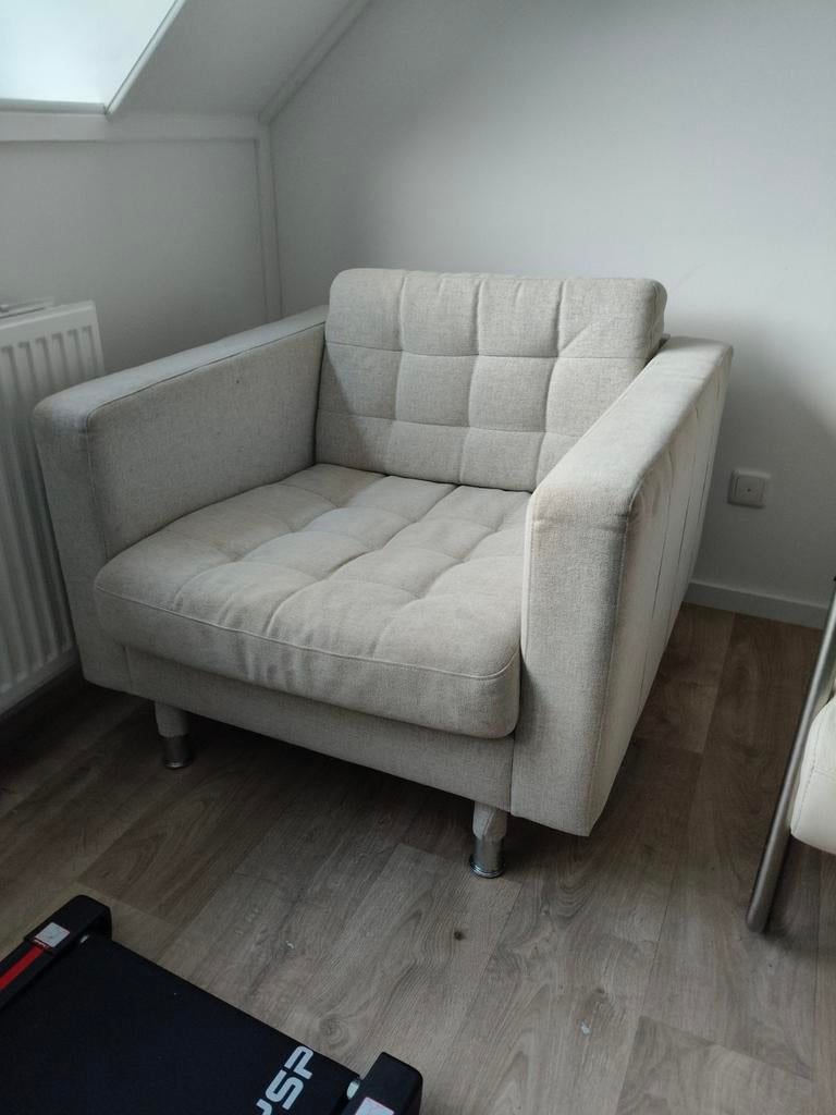 Ikea Landskrona fauteuil, Ophalen, Gebruikt, Eenpersoons, 75 tot 100 cm