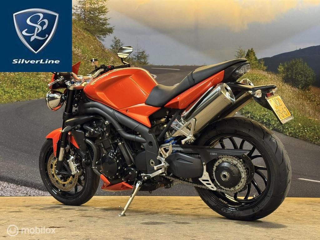 Triumph Speed Triple 1050 – 2009 – Blazing Orange, Bedrijf, 1050 cc, Meer dan 35 kW, Toermotor