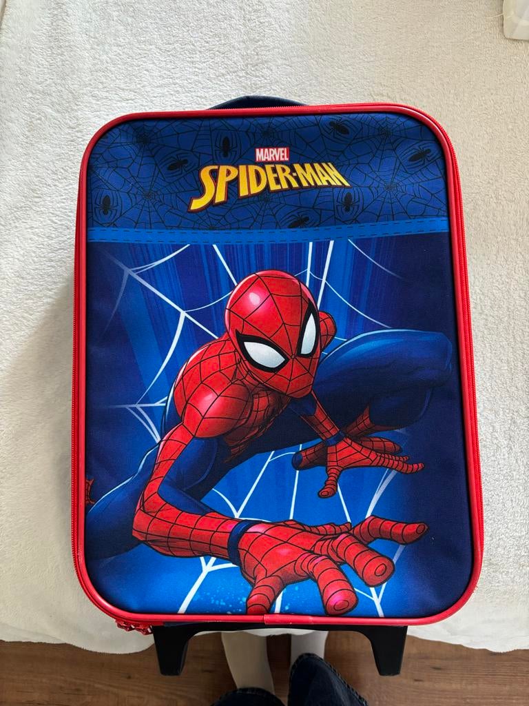 Spider-Man Kinder Rolkoffer - Ideaal voor Reizen, Gebruikt, 20 tot 30 cm, Minder dan 40 cm, Ophalen of Verzenden