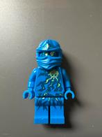 Lego Ninjago NRG Jay minifiguur met spinner, Gebruikt, Lego, Ophalen of Verzenden, Minifiguur