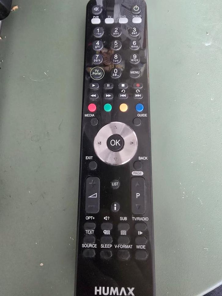 Humax Afstandsbediening - Perfecte Vervanging, Audio, Tv en Foto, Afstandsbedieningen, Gebruikt, Origineel, Mediaspeler, Receiver of Versterker