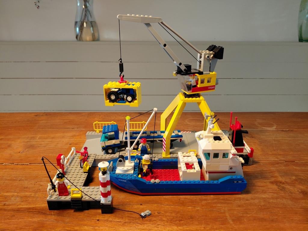 Lego 6541 Haven met kraan. Compleet met boekje, Lego, Compleet, Ophalen of Verzenden, Complete set