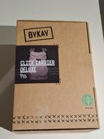 ByKay Click Carrier Deluxe Pro Draagzak - Linnen - Taupe, Nieuw, Buik, Draagzak, Ophalen