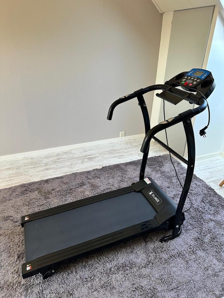 Blumill loopband met hellingsfunctie, Ophalen, Zo goed als nieuw, Metaal, Loopband